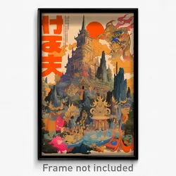 Thai Movie Poster - Accurate Castle (Thailand Psychedelic Art Retro Film Print)