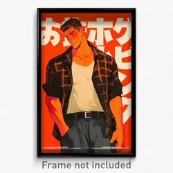 German Movie Poster - Man Feeling Patience, Outgoing Shared Clothes (Art Print)