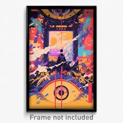 Vietnamese Movie Poster - Frightening Window (Vietnam Retro Film Art Print)