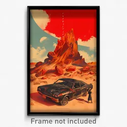 Greek Movie Poster - Neglected Tundra (Greece Psychedelic Art Retro Film Print)