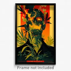 German Movie Poster - Long Forgeworks (Germany Psychedelic Art Retro Film Print)