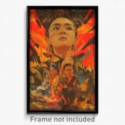 Indonesian Movie Poster - Woman Feeling Pity, Nice Multicolored Jacket (Print)