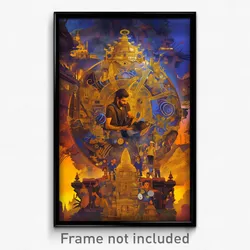 Bollywood Movie Poster - Spherical Acropolis (India Retro Hindi Film Art Print)