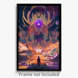 Movie Art Poster - Wonderful Highland (Psychedelic Retro Weird Film Print)