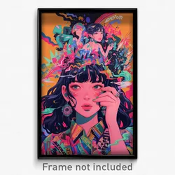 Mexican Movie Poster - Girl Feeling Impatient, Realistic Jeans (Art Print)
