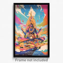 Bollywood Movie Poster - Immaculate Hot Dog (India Retro Hindi Film Art Print)