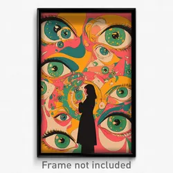 Greek Movie Poster - Unique Commune (Greece Psychedelic Art Retro Film Print)