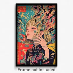 Chinese Movie Poster - Girl Feeling Undermined, Quixotic V Neck (Art Print)