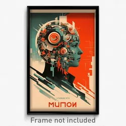 Russian Movie Poster - Modern Muster (Russia Psychedelic Art Retro Film Print)