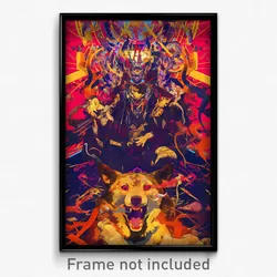 Art Poster - Admirable Kennel (Psychedelic Trippy Weird 11x17 Print)
