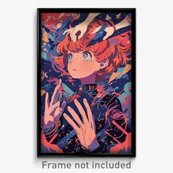 Movie Art Poster - Boy Feeling Upset, Awesome Frilled Sleeves (Retro Film Print)