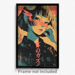 Japanese Movie Poster - Girl Feeling Pensiveness, Classic Two Tone Headwear
