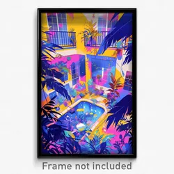 Art Poster - Thin Corner, (Psychedelic Trippy Weird 11x17 Print)