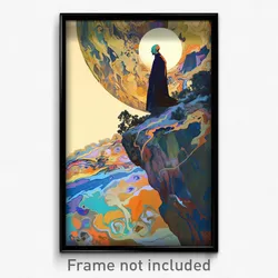Art Poster - Curvy Belfry (Psychedelic Trippy Weird 11x17 Print)