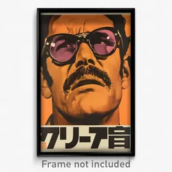 Mexican Movie Poster - Man Feeling Greed, Able Purple Tinted Eyewear (Art Print)