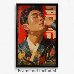 Korean Movie Poster - Man Feeling Attraction, Artistic Embellished Costume