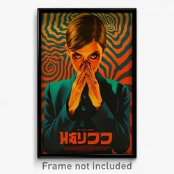 Russian Movie Poster - Man Feeling Isolated, Posh Black Coat (Russia Art Print)