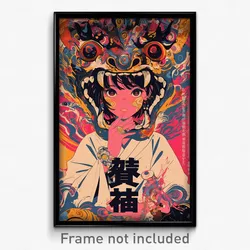 Indonesian Movie Poster - Girl Feeling Perplexed, Outlandish White Scrunchie