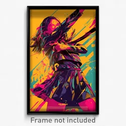 Bollywood Movie Poster - Electric Stadium (India Retro Hindi Film Art Print)