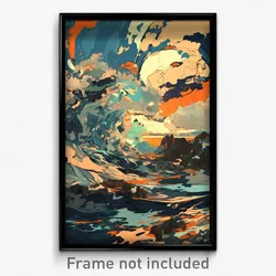 Art Poster - Advanced Dike (Psychedelic Trippy Weird 11x17 Print)