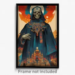 Russian Movie Poster - Bleak Pulpit (Russia Psychedelic Art Retro Film Print)