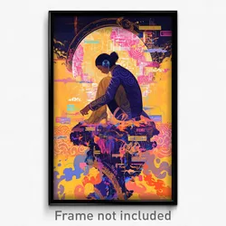 Bollywood Movie Poster - Girl Feeling Boredom, Modern Highleg (India Art Print)