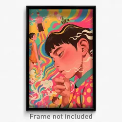 Thai Movie Poster - Boy Feeling Discomfort, Antique Pink Leotard (Art Print)