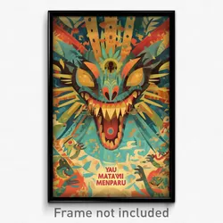 Mexican Movie Poster - Sky Blue Menagerie (Mexico Retro Film Art Print)