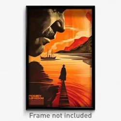 Greek Movie Poster - Striking Wharf (Greece Psychedelic Art Retro Film Print)