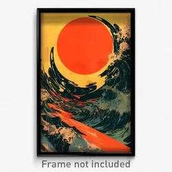 German Movie Poster - Vast Overhang (Germany Psychedelic Art Retro Film Print)