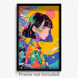 Art Poster - Candid Junction (Psychedelic Trippy Weird 11x17 Print)