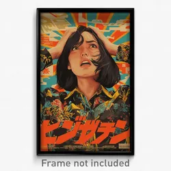 Indonesian Movie Poster - Woman Feeling Grumpiness, Crazy Print (Art Print)