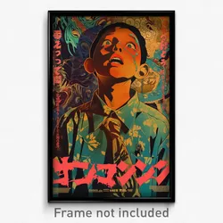 Thai Movie Poster - Boy Feeling Carefree, Imaginative Blue Neckwear (Art Print)
