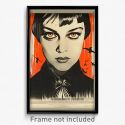 German Movie Poster - Girl Feeling Eagerness, Spherical Striped Necktie (Print)