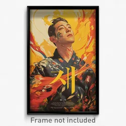 Korean Movie Poster - Man Feeling Surprise, Remarkable Tented Shirt (Art Print)