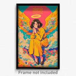 Thai Movie Poster - Girl Feeling Tenderness, Famous Yellow Wings (Art Print)