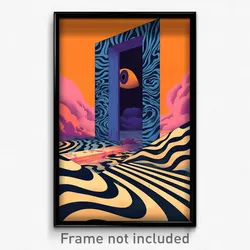 German Movie Poster - Mysterious Peephole (Germany Retro Film Art Print)
