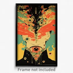 Korean Movie Poster - Murky School (Korea Psychedelic Art Retro Film Print)