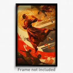 Greek Movie Poster - Red Flats (Greece Psychedelic Trippy Art Retro Film Print)