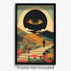 German Movie Poster - Colorless Landscape (Germany Retro Film Art Print)