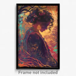 Bollywood Movie Poster - Glitchy Schnitzel (India Retro Hindi Film Art Print)