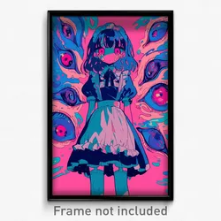 Anime Art Poster - Girl Feeling Despair Wearing Academic Maid (Print)