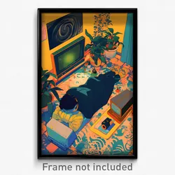 Mexican Movie Poster - Coarse Bedroom (Mexico Psychedelic Art Retro Film Print)