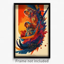 French Movie Poster - Man Feeling Courage, Noteworthy Hair Through Headwear