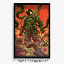 Movie Art Poster - Rough Orchard (Psychedelic Trippy Retro Cartoon Film Print)