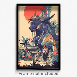 Indonesian Movie Poster - Abandoned Lawn (Indonesia Retro Film Art Print)