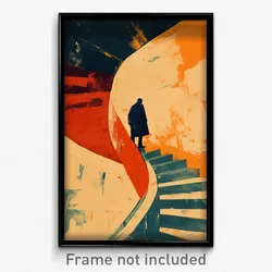 French Movie Poster - Concrete Dungeon (France Psychedelic Art Retro Film Print)