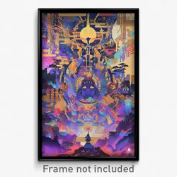 Icelandic Movie Poster - Square Reaches (Iceland Retro Film Art Print)