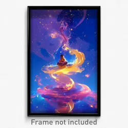 Art Poster - Urban Nebula (Psychedelic Trippy Weird 11x17 Print)