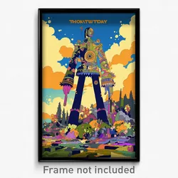 Greek Movie Poster - Unusual Court (Greece Psychedelic Art Retro Film Print)